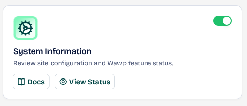 System Status